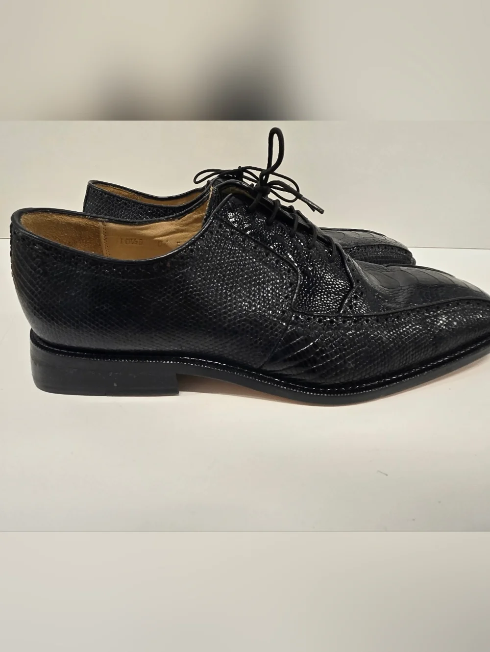 Belvedere Studio Genuine OSTRICH  Oxford Lace Up Shoes‎ SZ 10.5